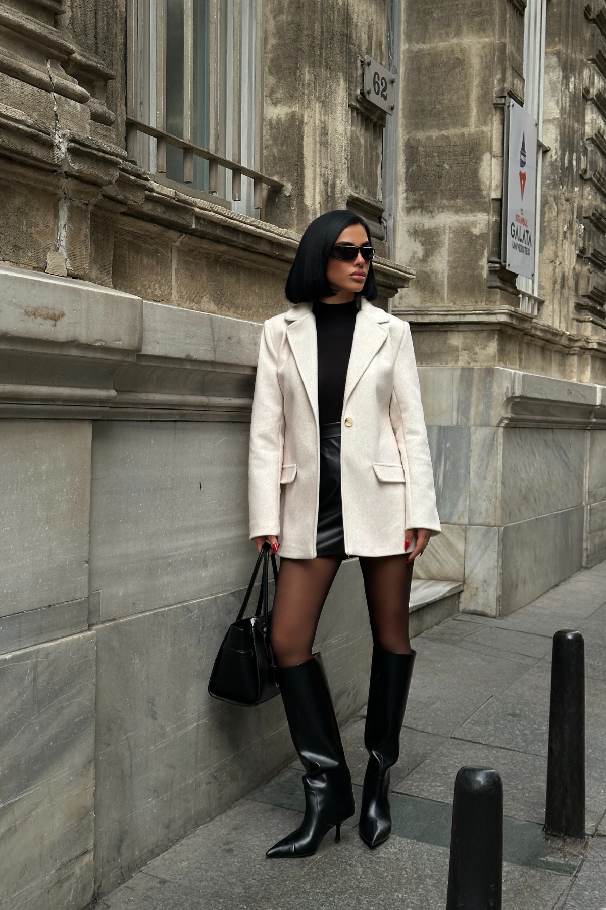 FOX KUMAŞ TEK DÜĞME BLAZER CEKET - Taş