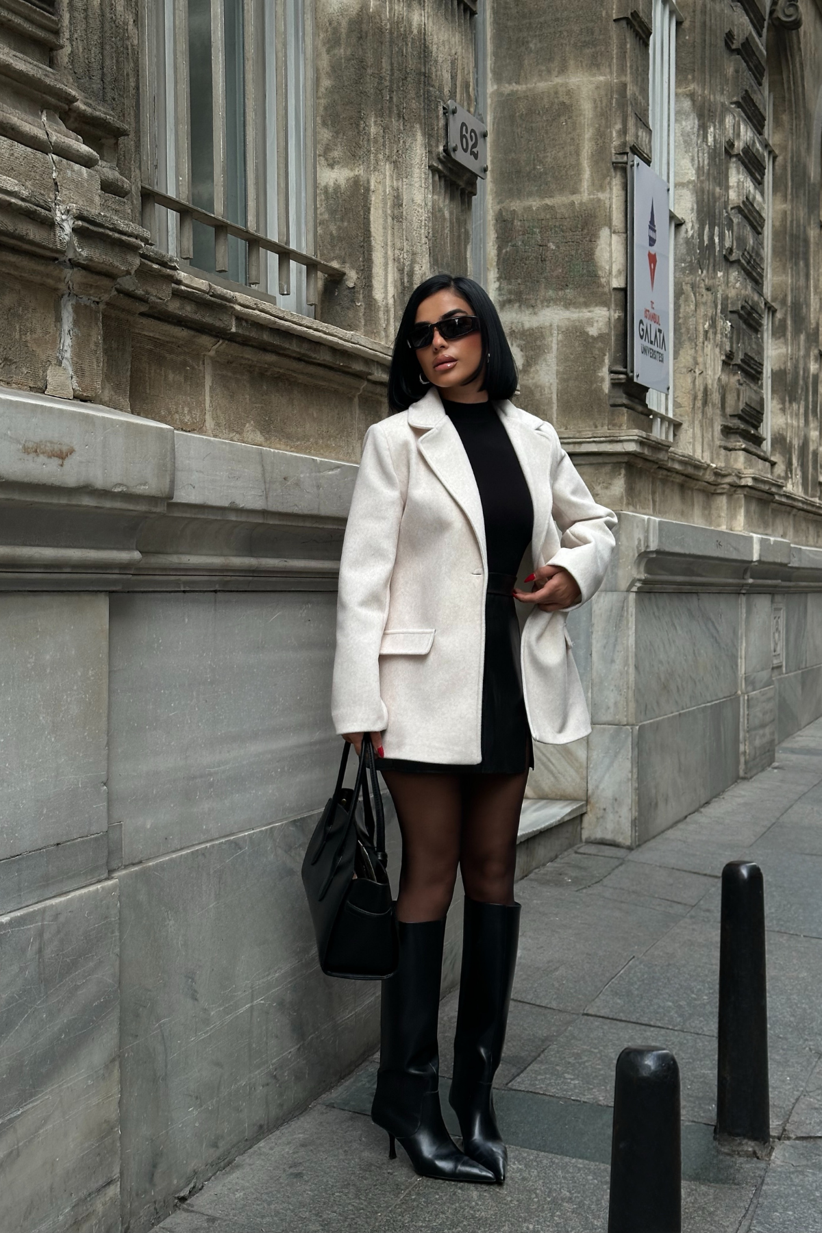 FOX KUMAŞ TEK DÜĞME BLAZER CEKET - Taş