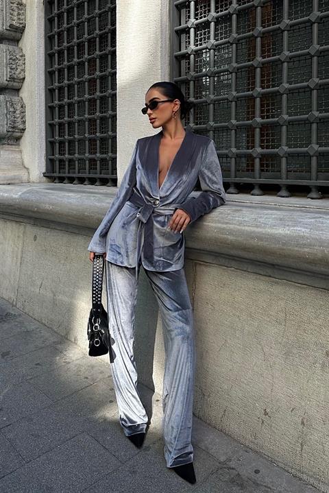 Gaitlin Oversize Kadife Takım 9897