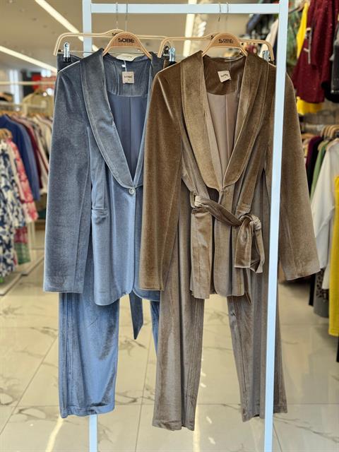 Gaitlin Oversize Kadife Takım 9897