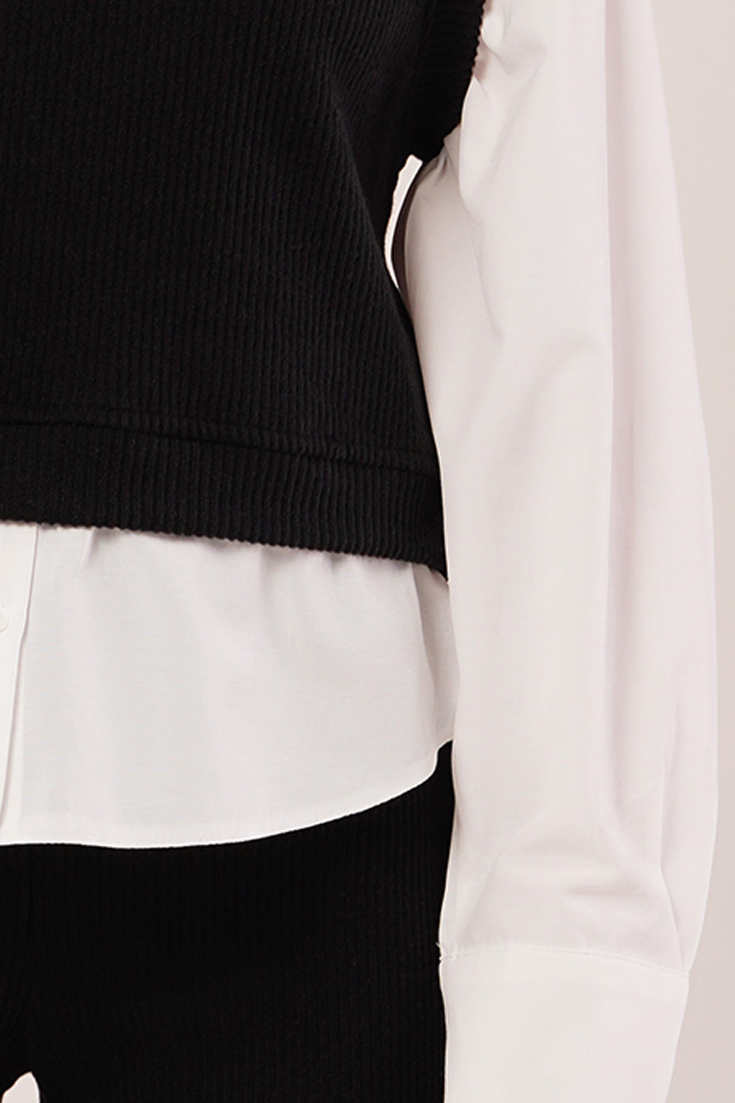 Gömlek Kol Flex Siyah Toptan İkili Takım