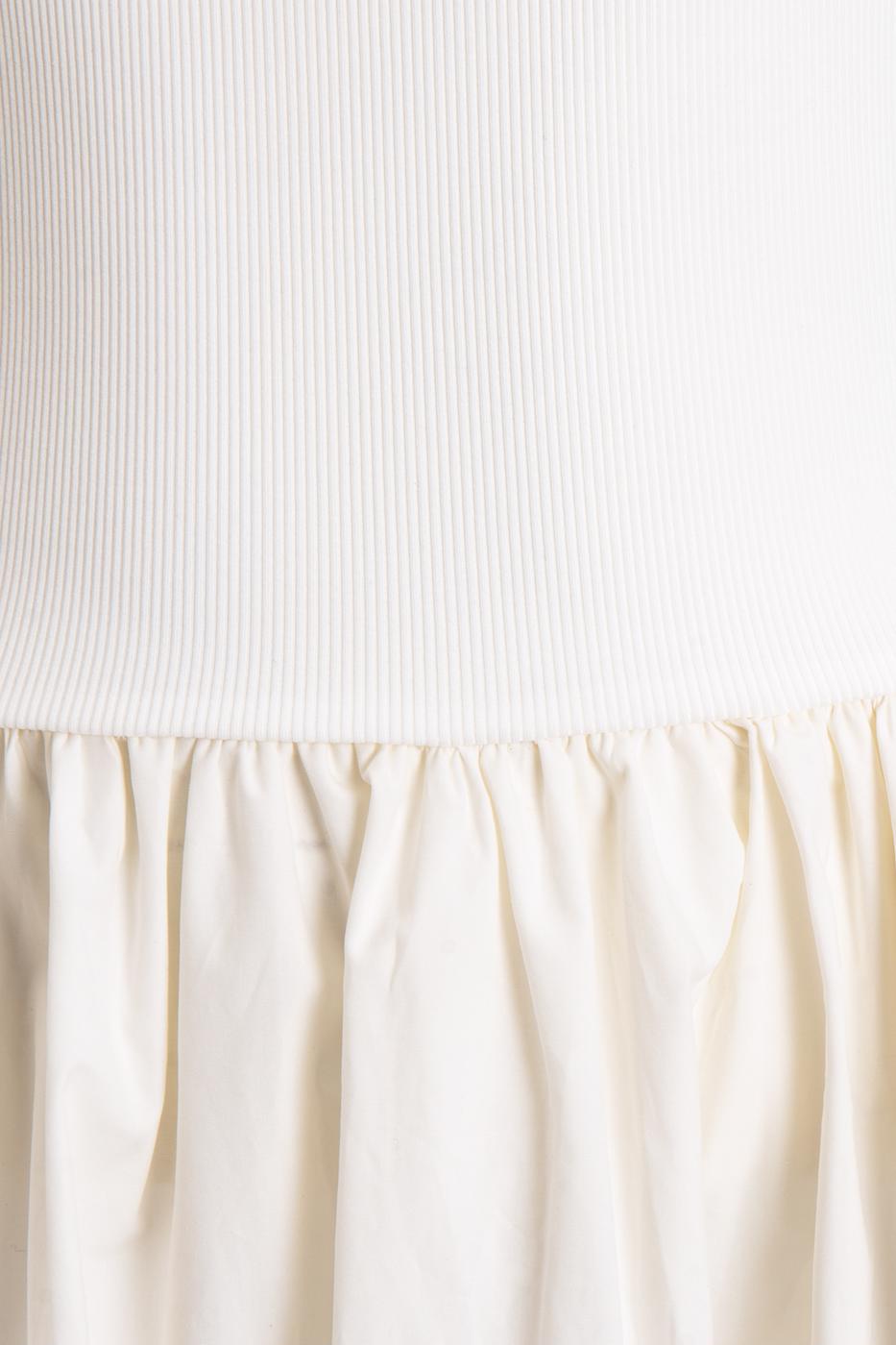 Halter Neck Gathered Midi Dress