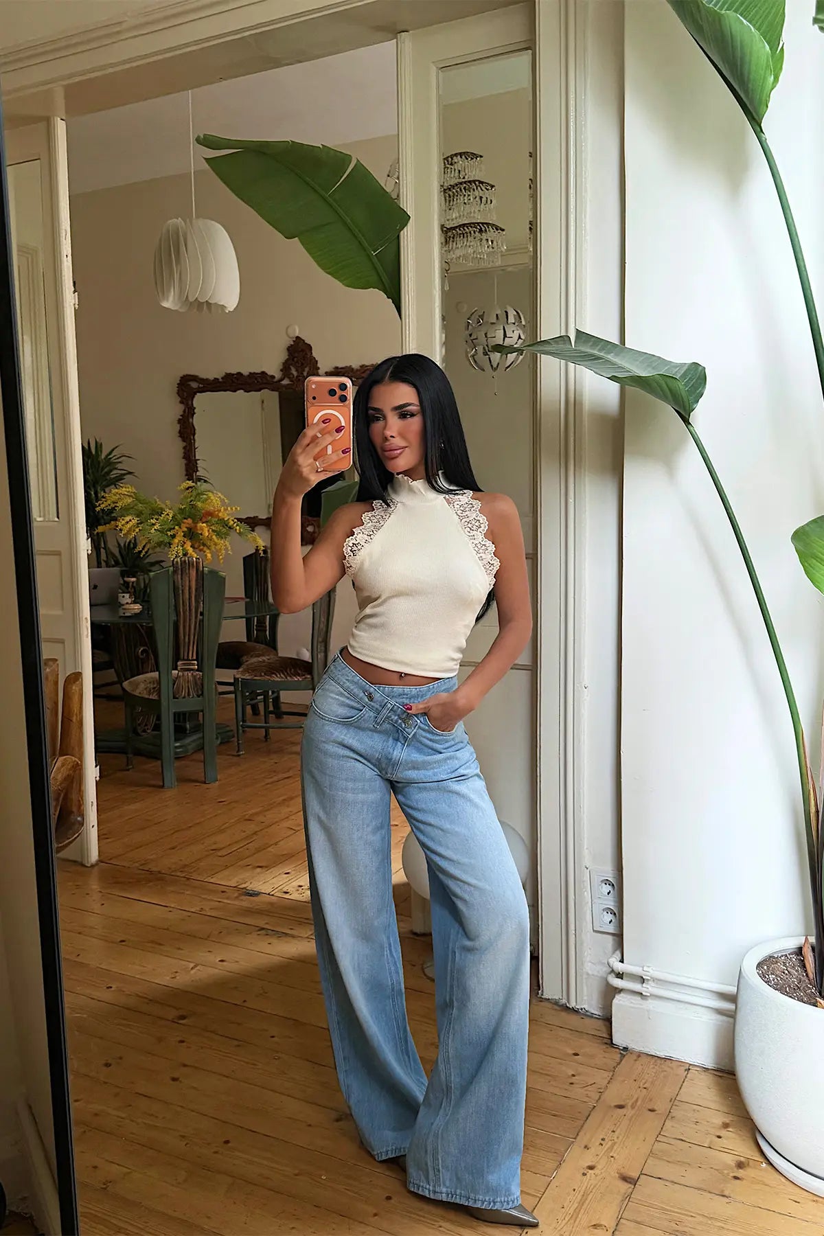 Yüksek Bel Jean