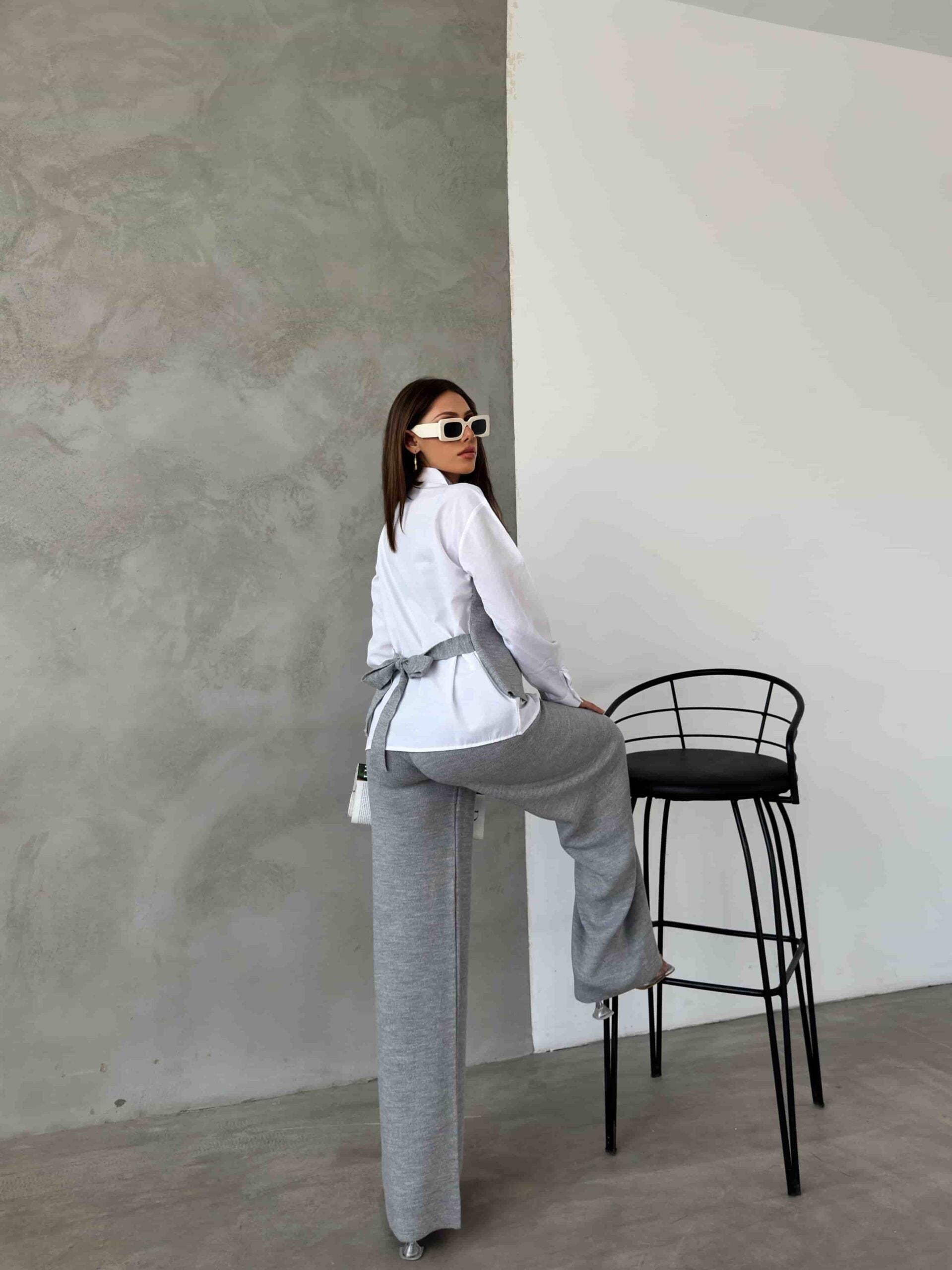 Süveter Detay Triko Takım 1514