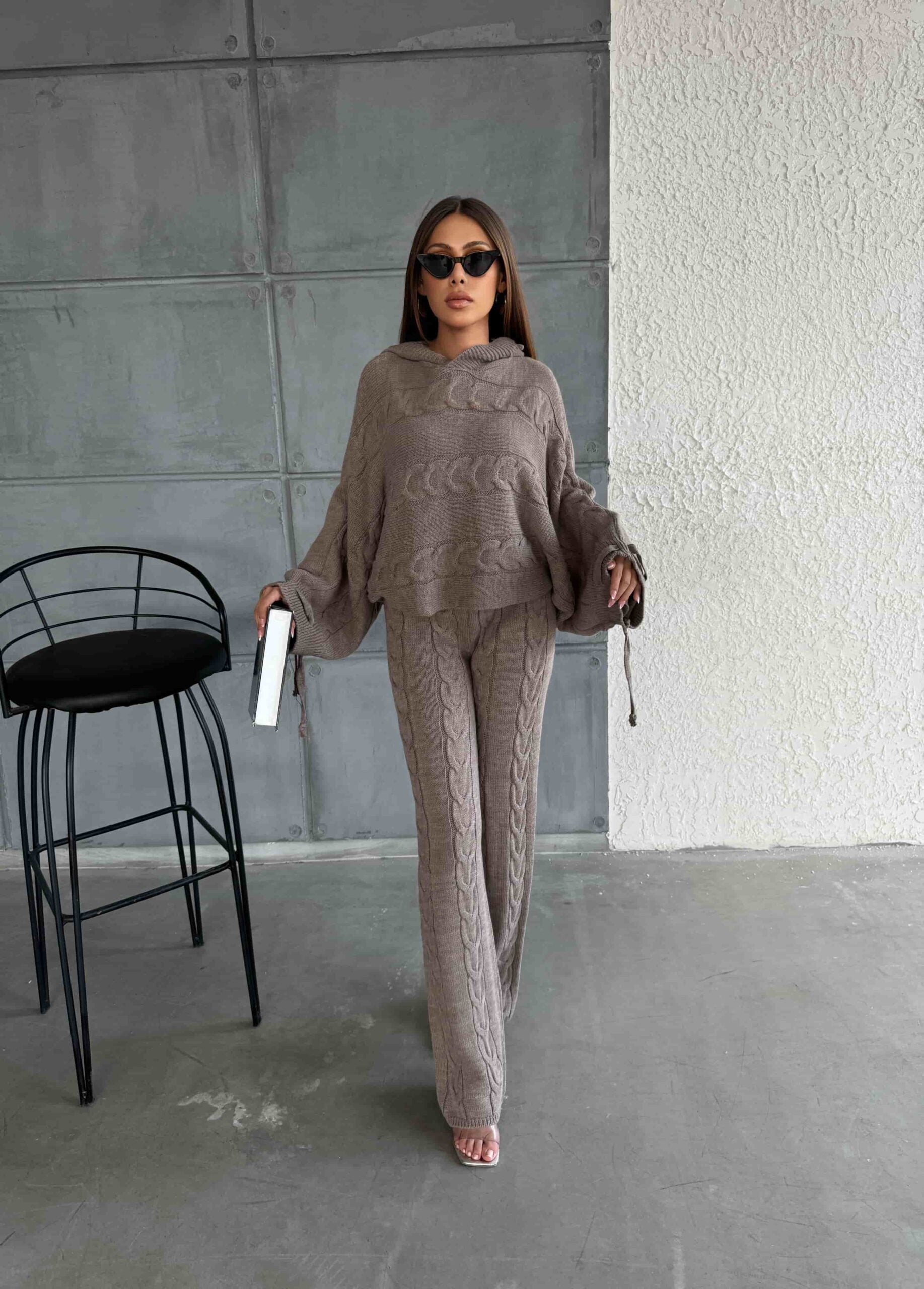 Kapişonlu Triko Takım 1509