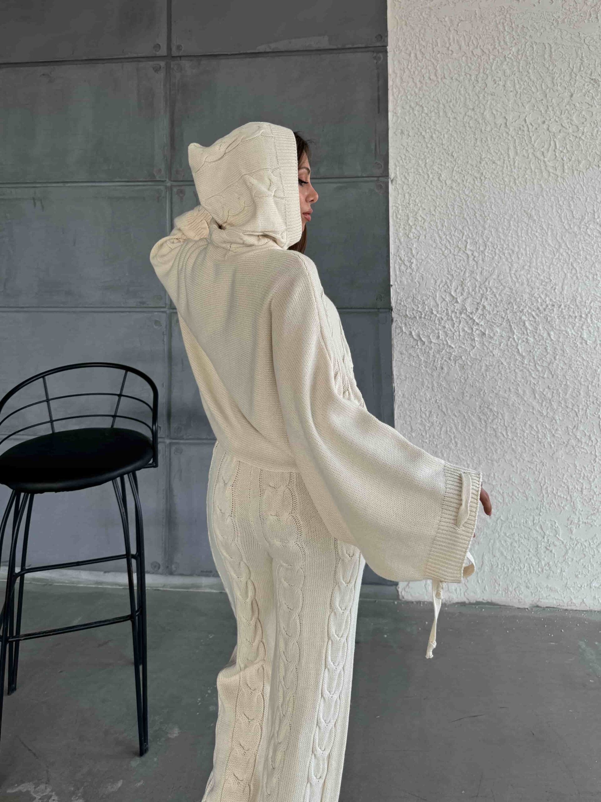 Kapişonlu Triko Takım 1509