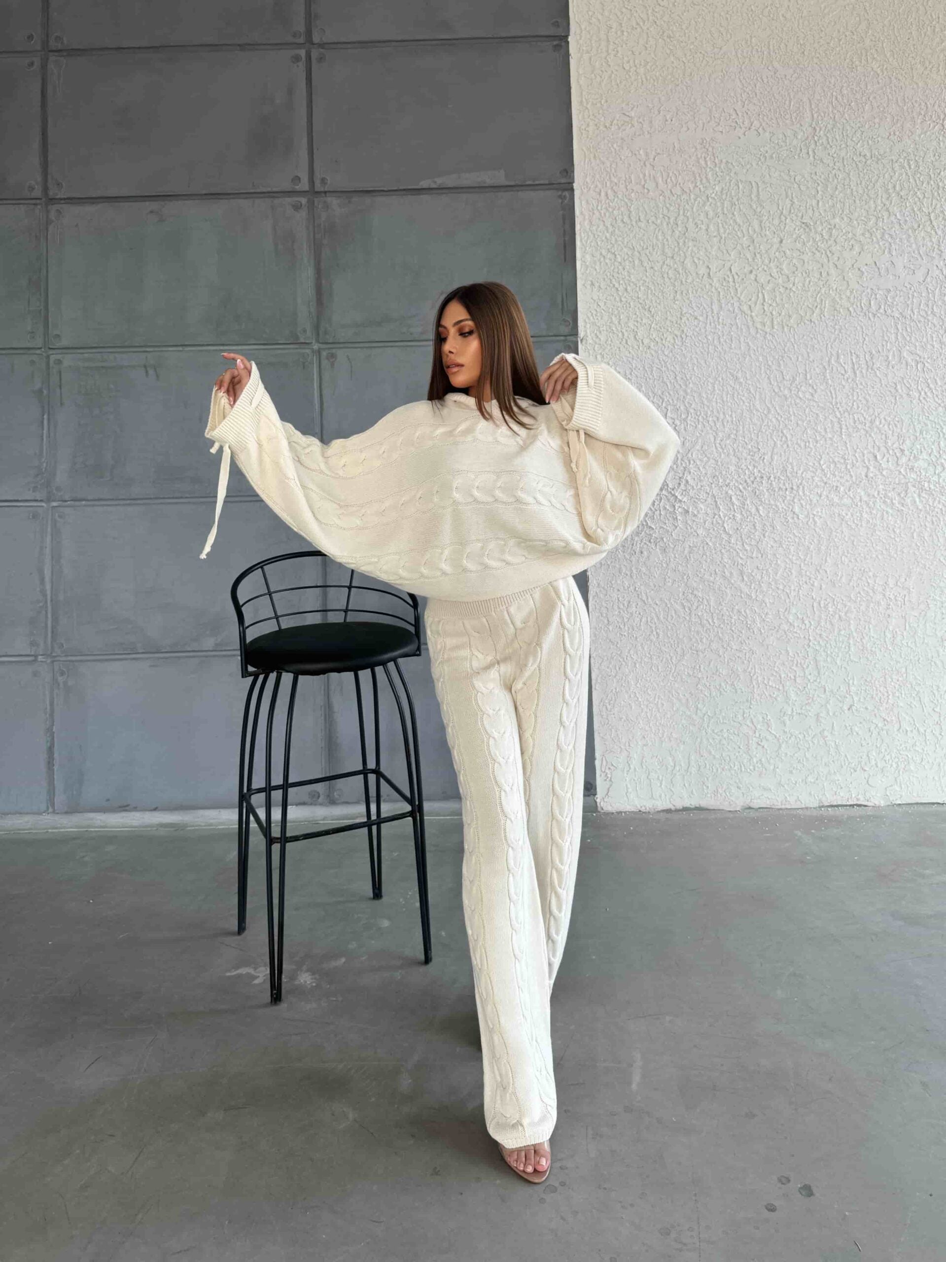 Kapişonlu Triko Takım 1509