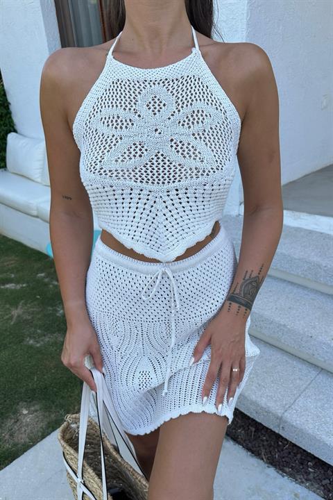 Jelly Nakış Detay Kroşe Takım 9873