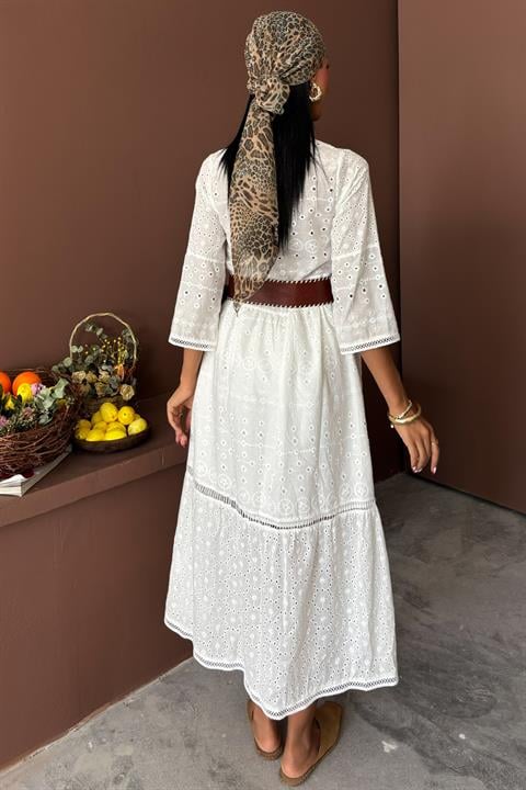 Jessyca Dantelli Brode Elbise 2515-13