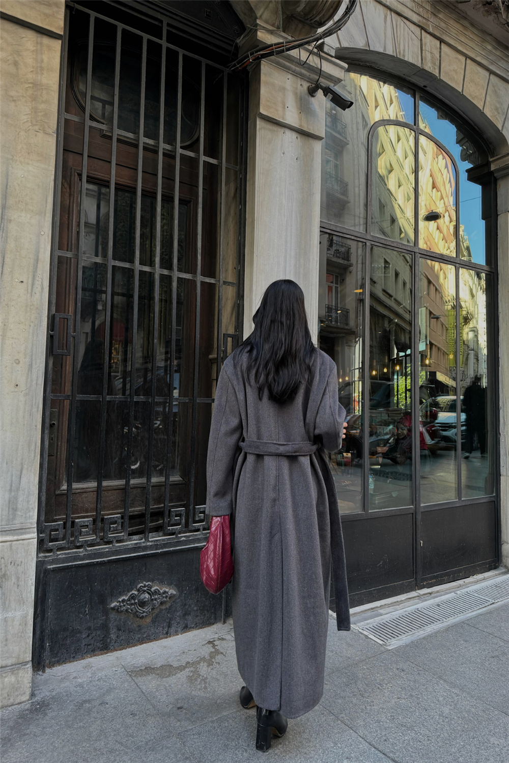 KAŞE KABAN MAXİ - Antrasit