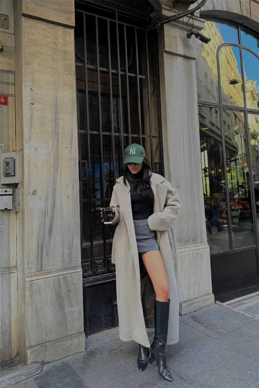 KAŞE KABAN MAXİ - Vizon