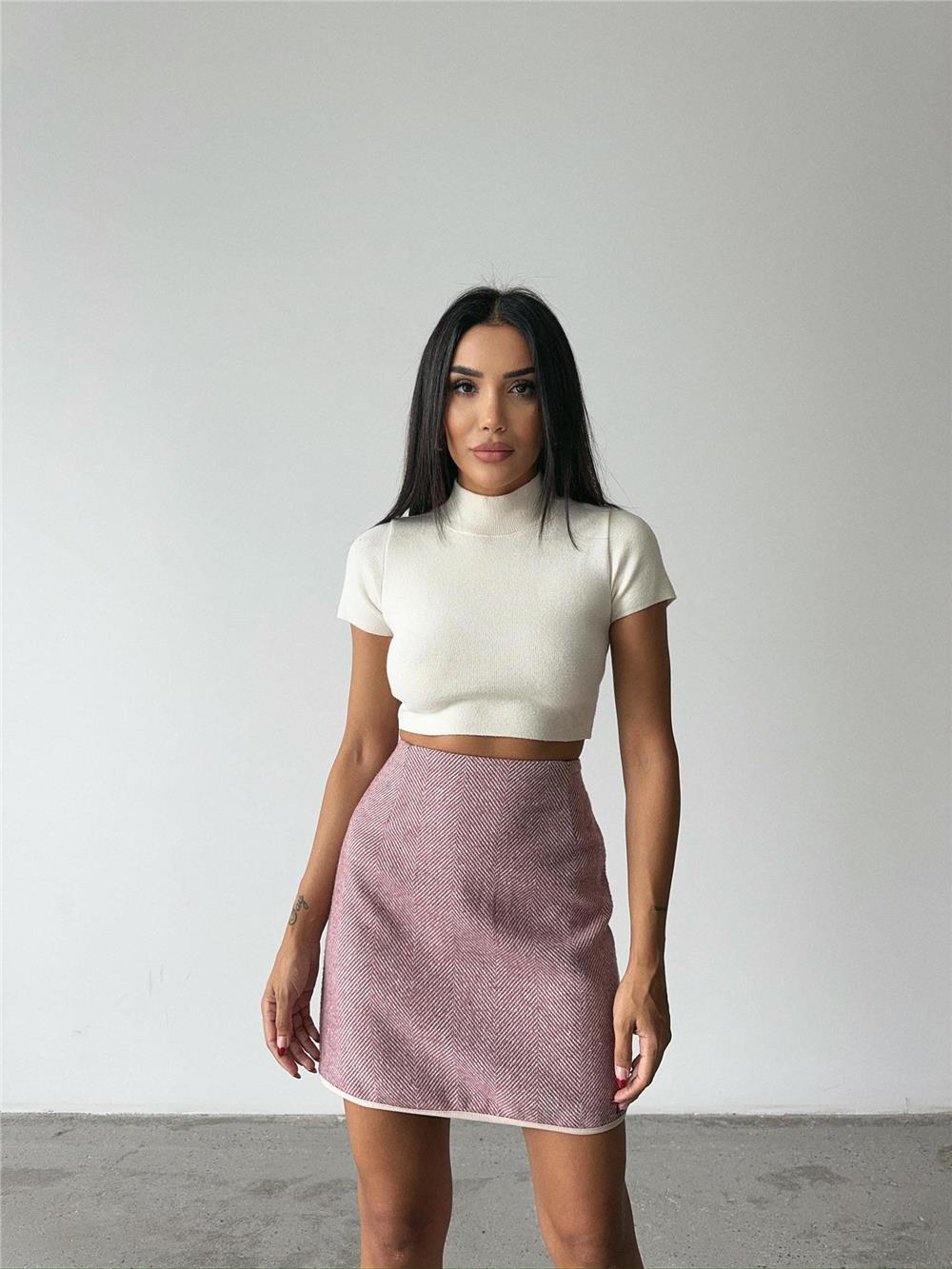 KAŞE KISA ETEK - Pembe