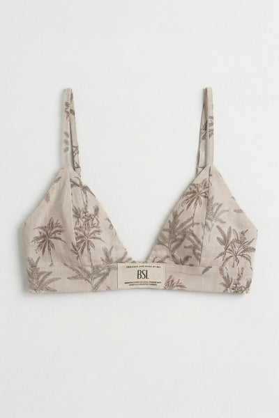 Linen Strappy Bustier