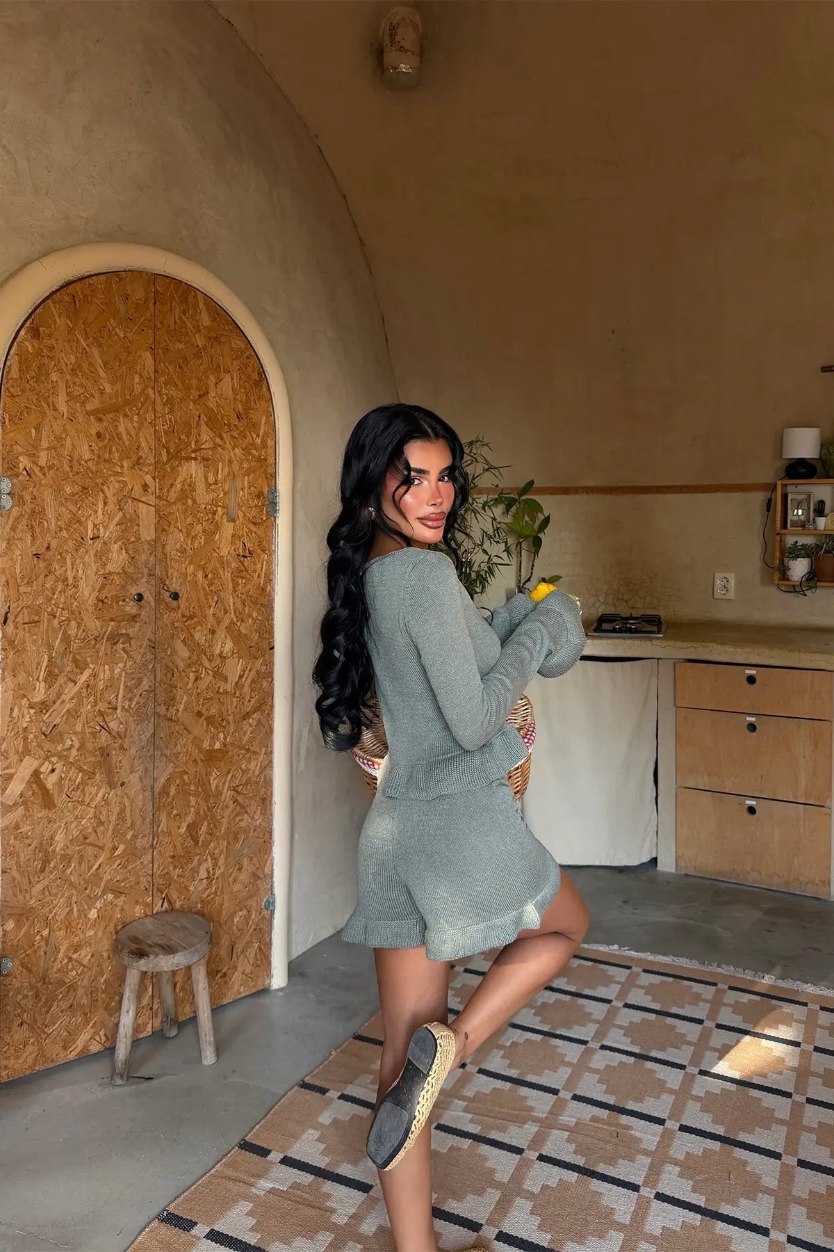 Haki Şortlu Takım
