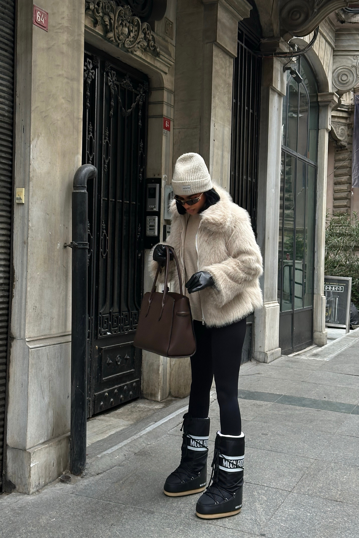 KISA KÜRK - Bej