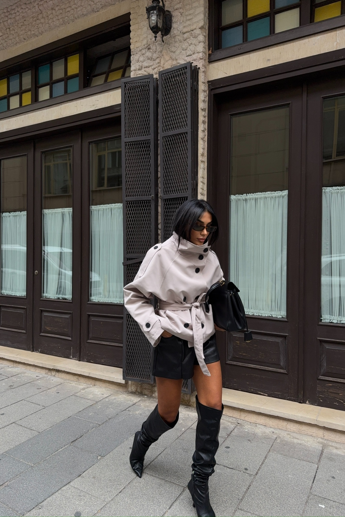 KISA  TRENCH BOĞAZLI - Taş