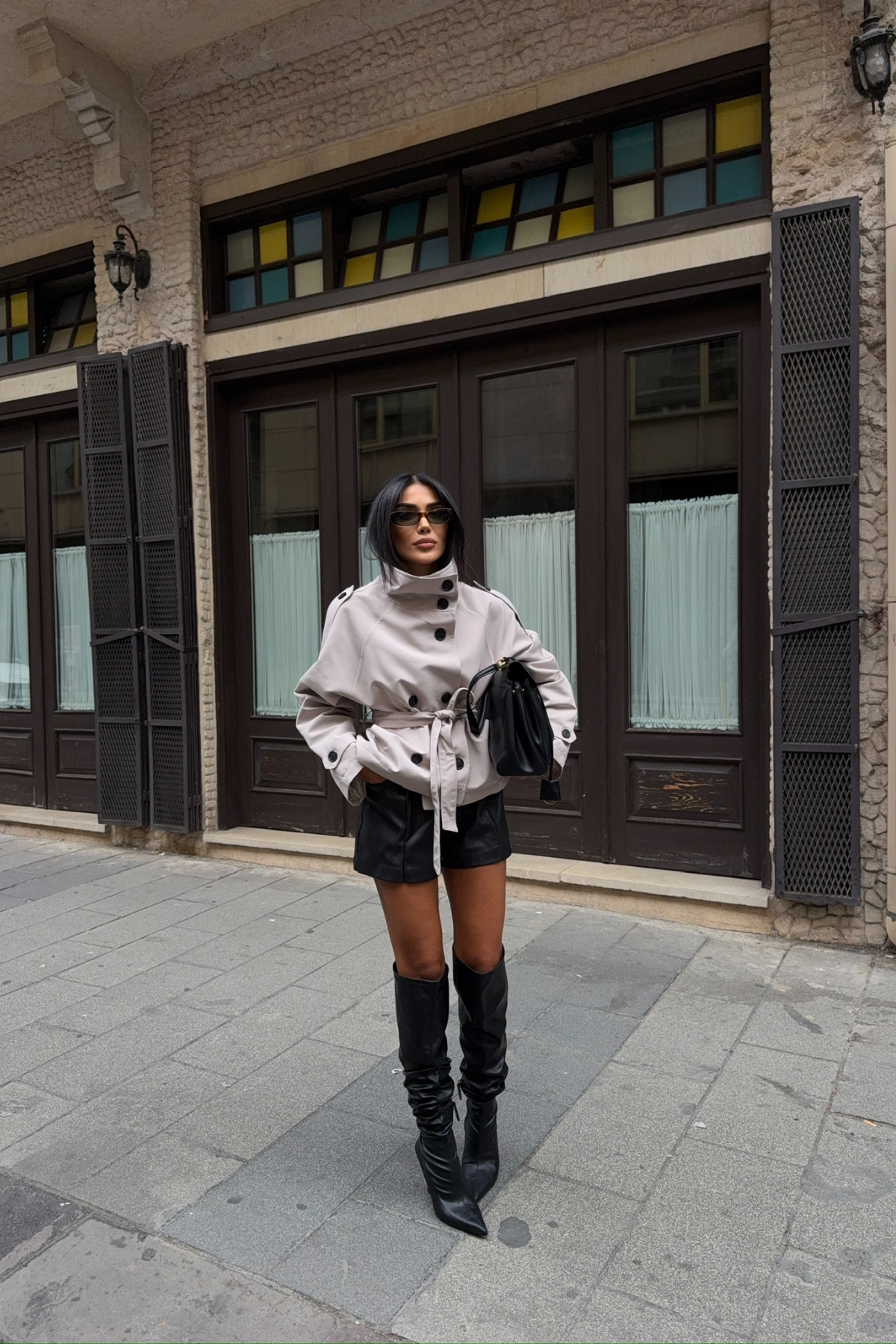 KISA  TRENCH BOĞAZLI - Taş