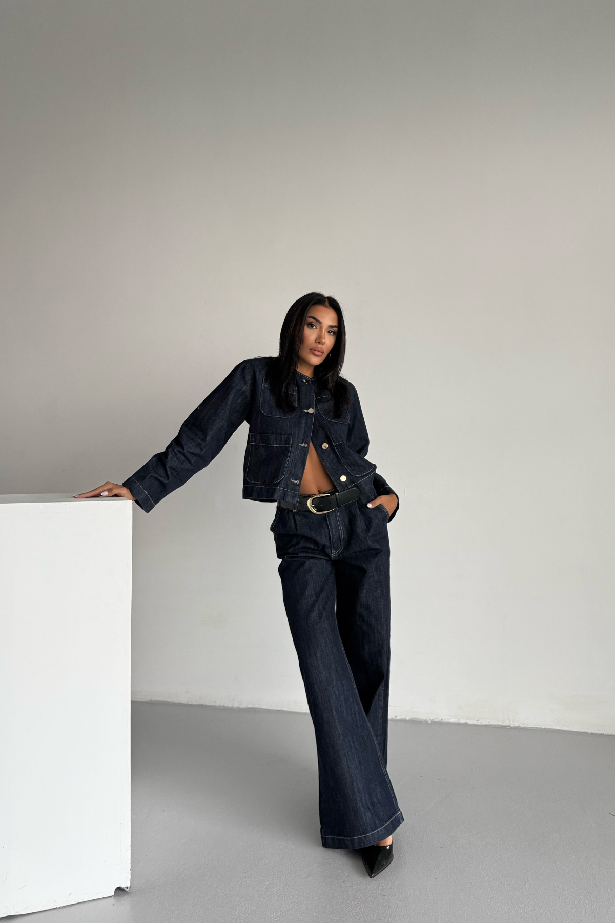 KOT PANTOLON LACİ SALAŞ - Lacivert