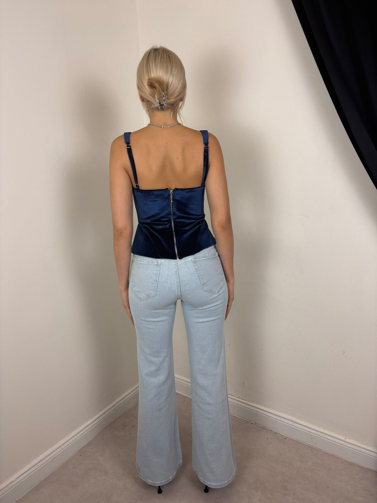LACİVERT 20764 BLUZ