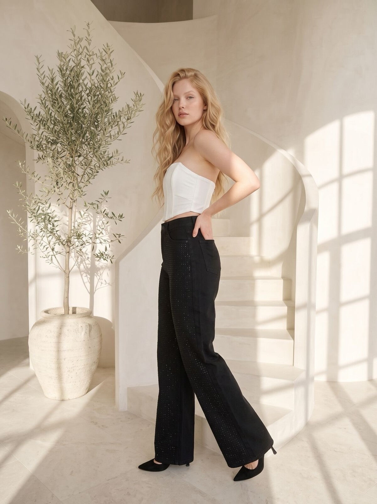 LACİVERT 30037 PANTOLON