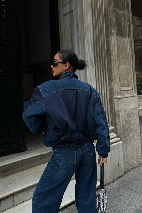 Lotte Oversize Denim Ceket 6064-08