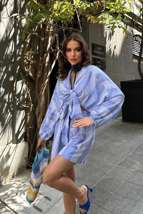 Mandy Keten Şort Takım 9810-0025
