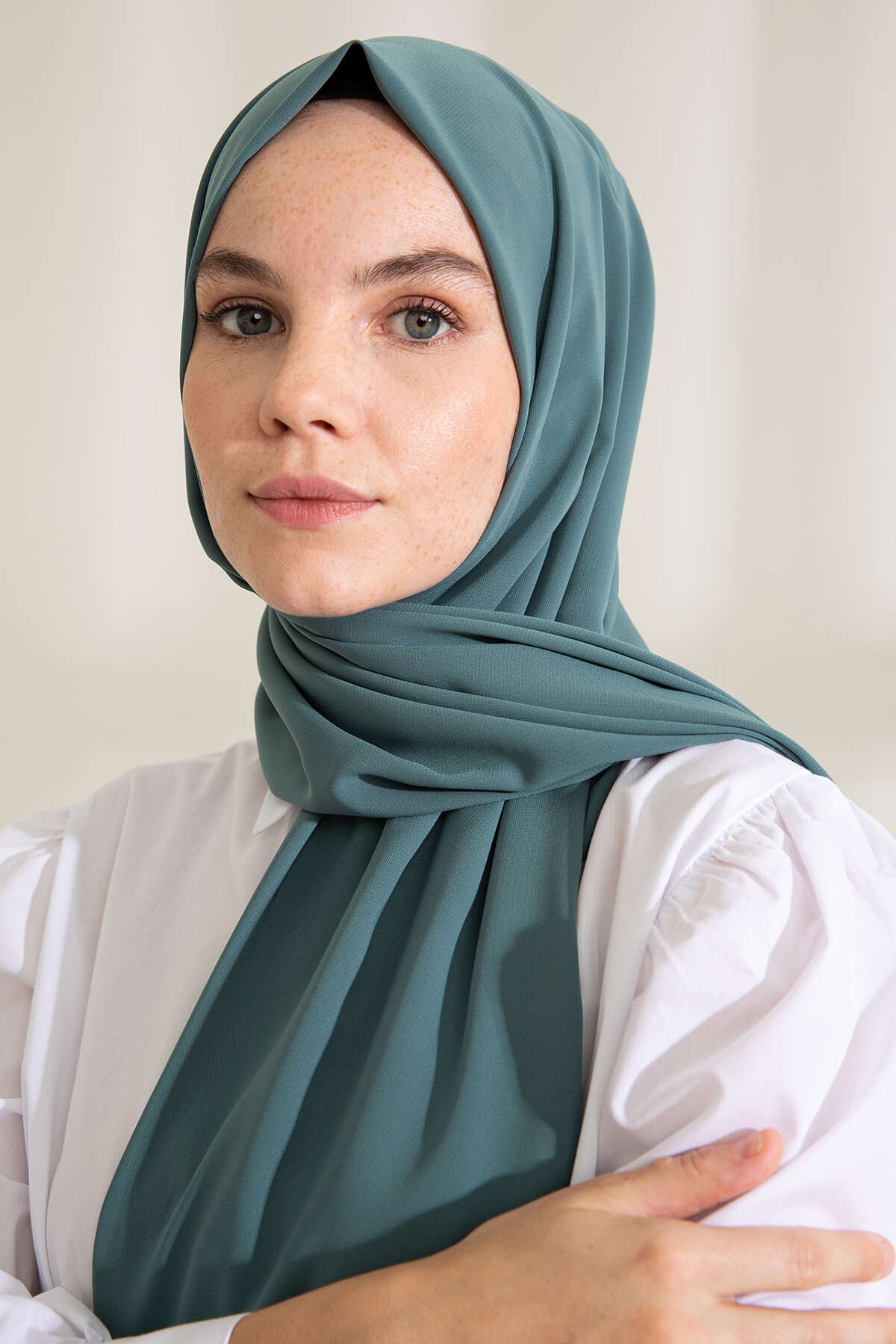 Medine İpeği Şal - Koyu Çağla