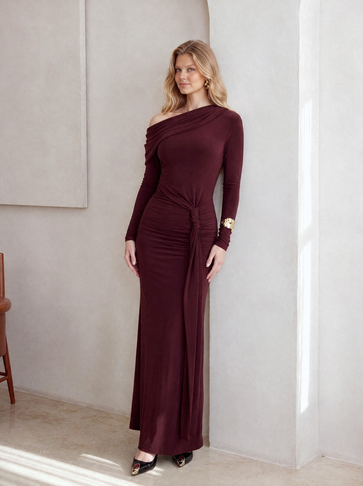 MÜRDÜM 20720 MAXİ ELBİSE