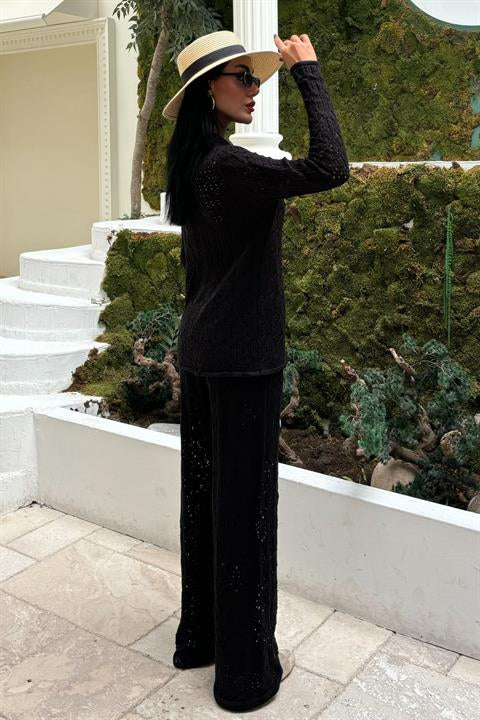 Odette Ajurlu Triko Pantolon Takım 9934