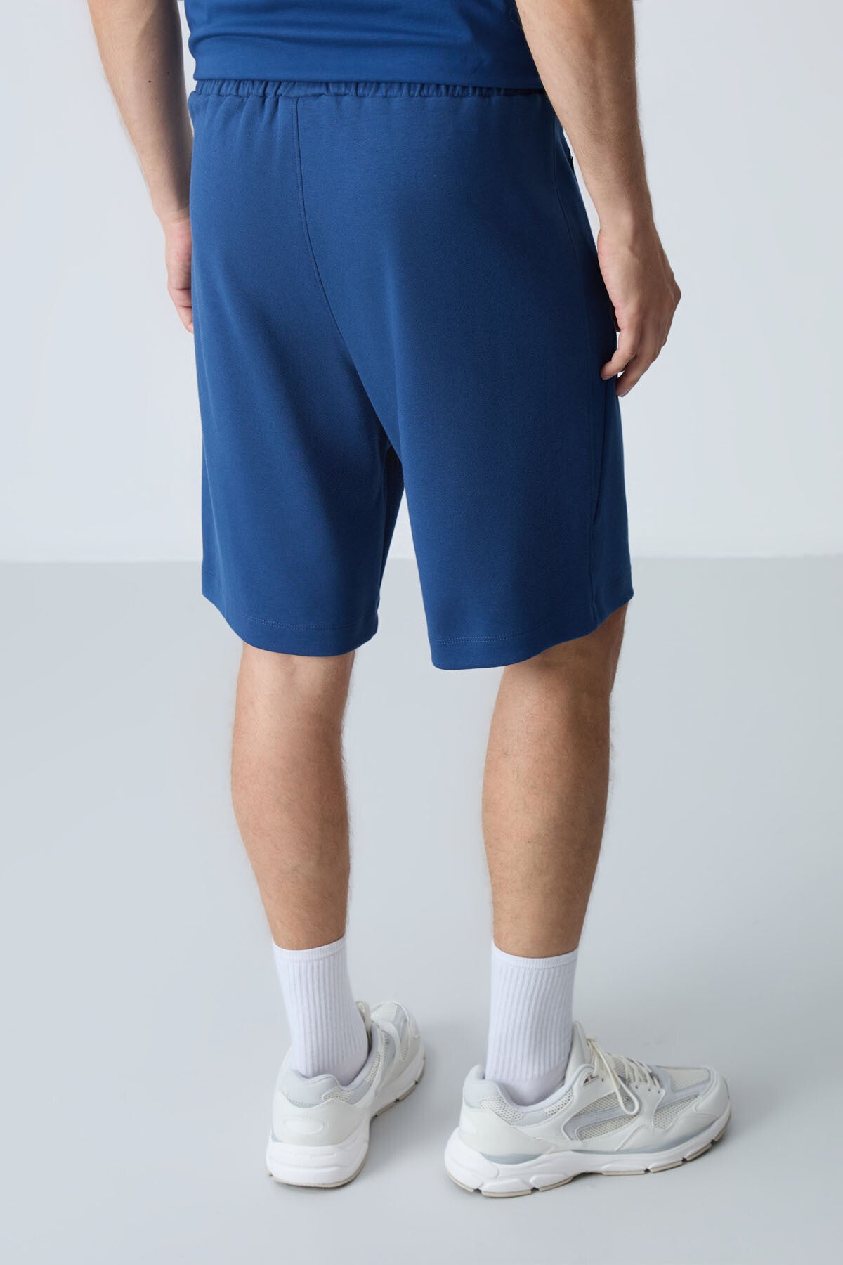 Parlament Pamuklu Kalın Yumuşak Dokulu Standart  Fit Basic Erkek Şort  - 81276