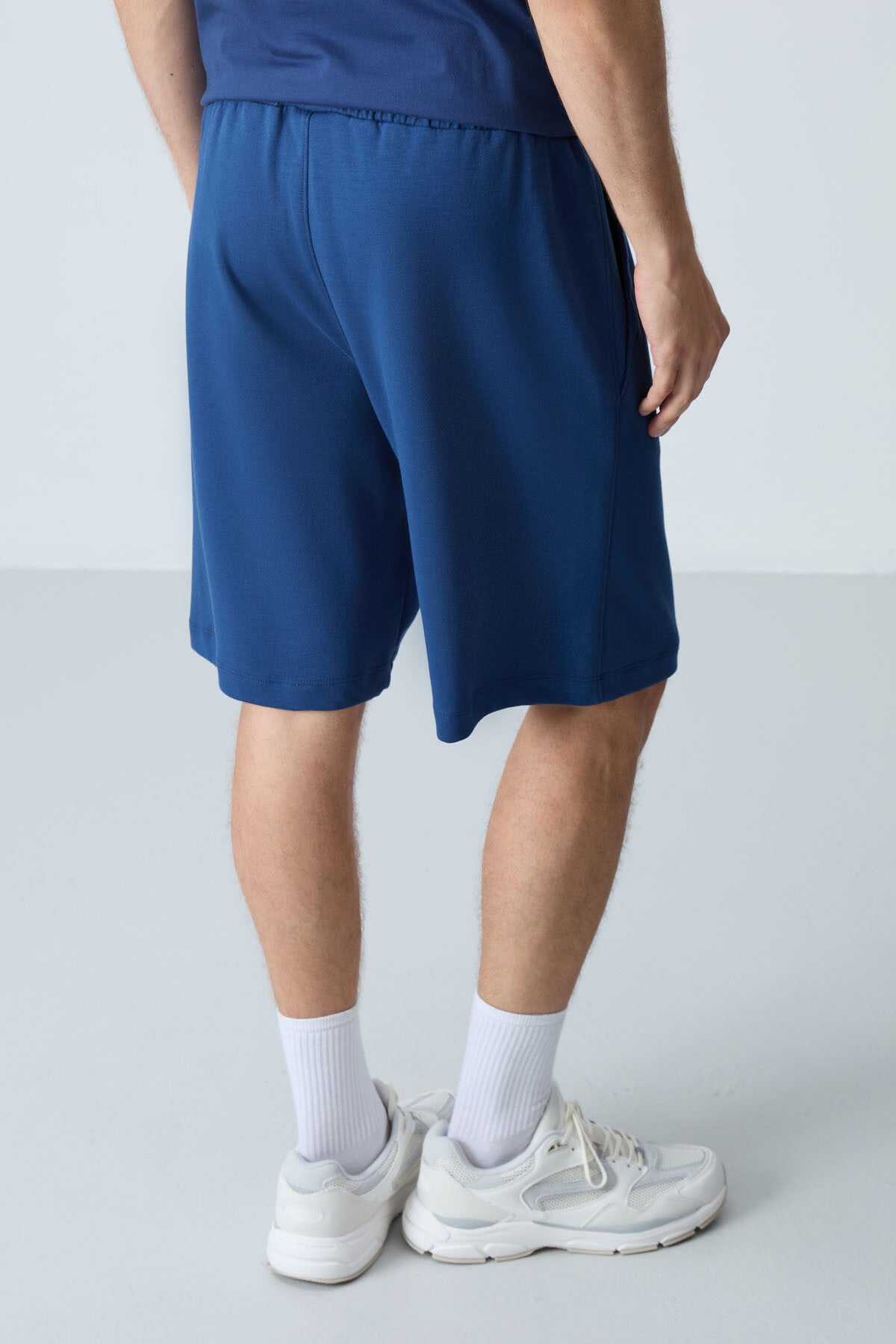 Parlament Pamuklu Kalın Yumuşak Dokulu Standart Fit Basic Erkek Şort  - 81277