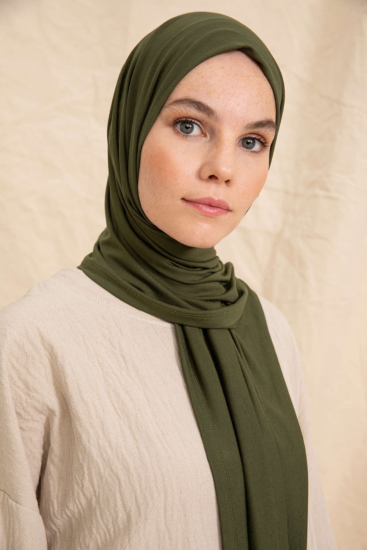 Penye Şal - Haki