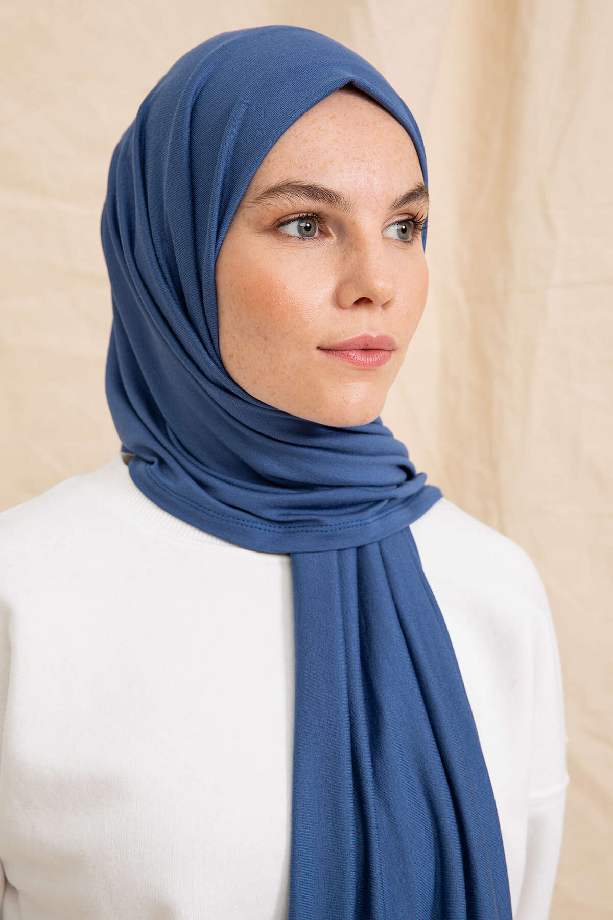 Penye Şal - İndigo