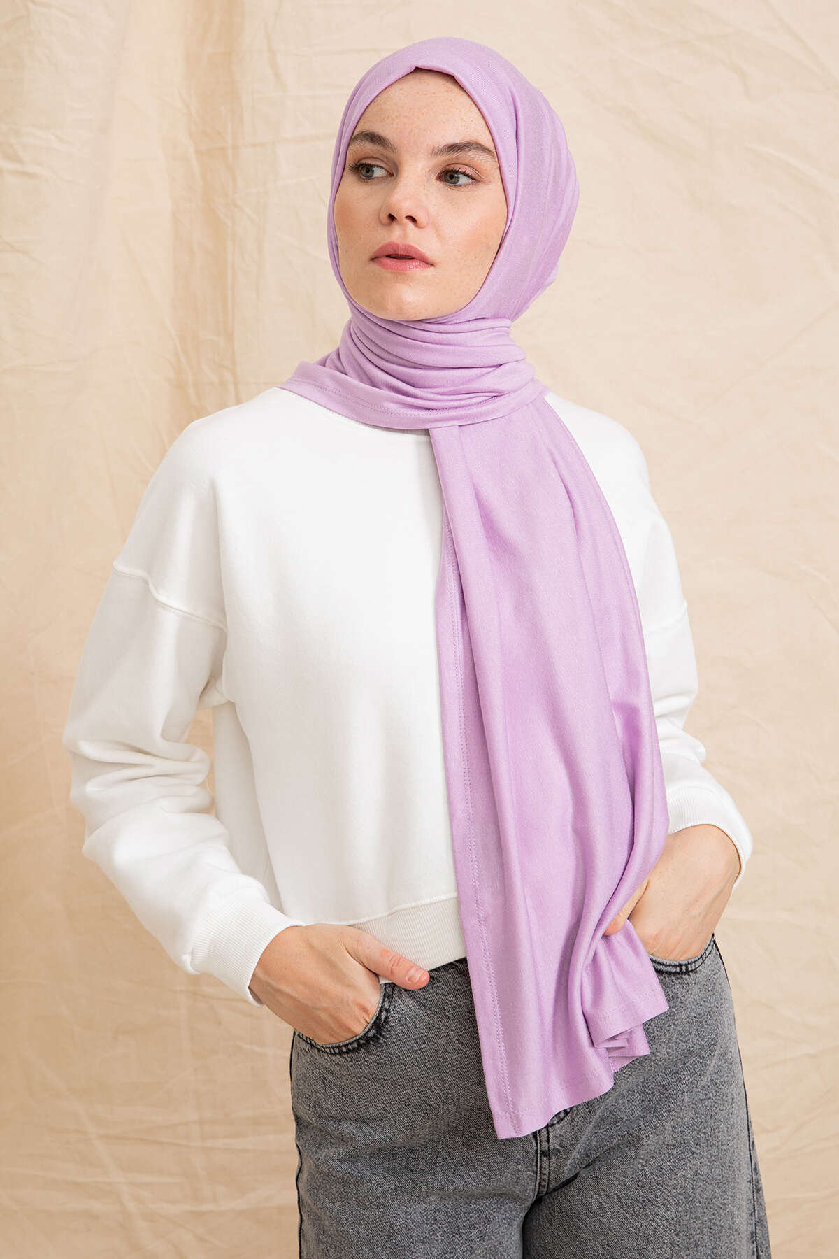 Penye Şal - Lila