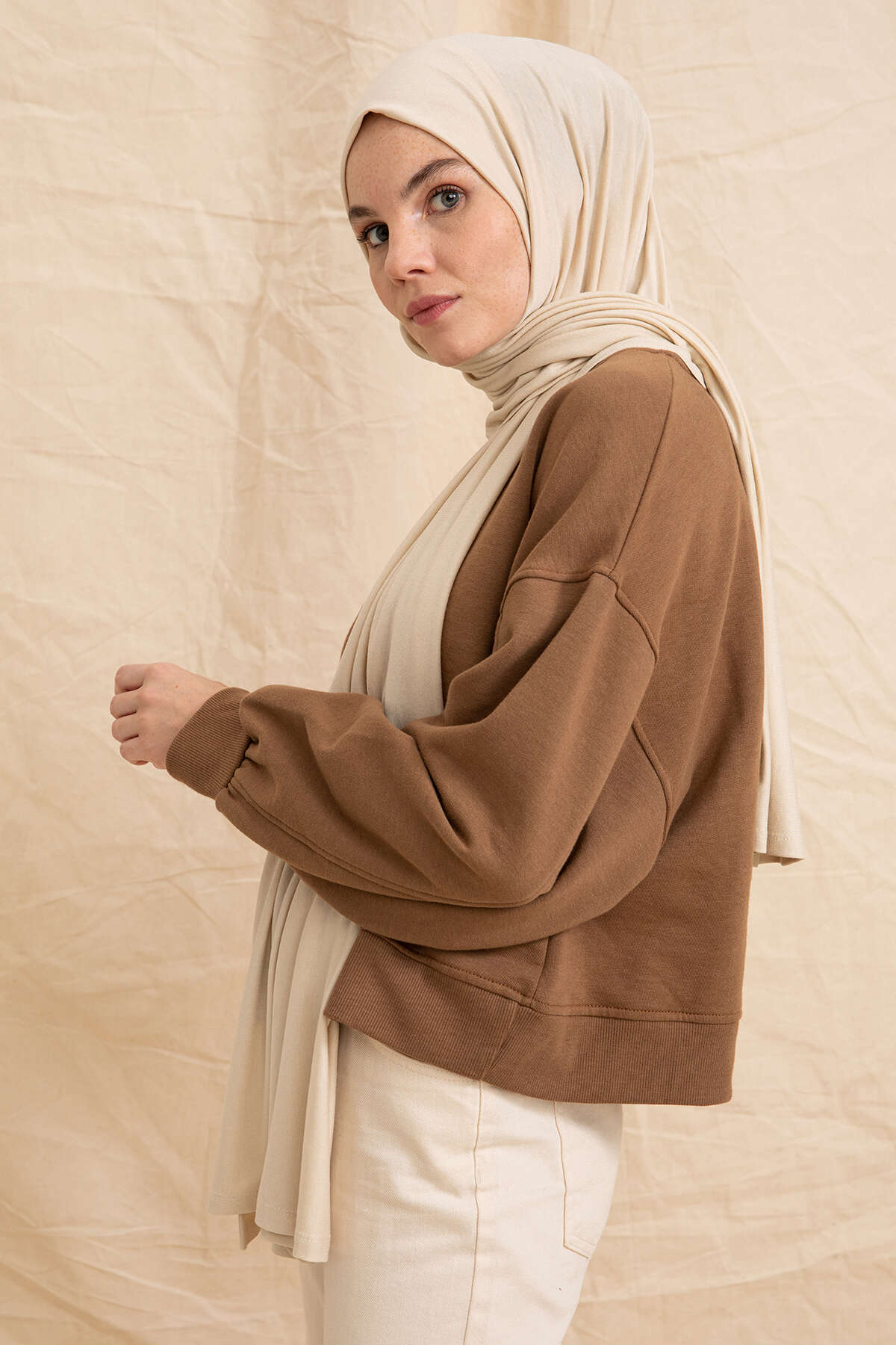 Penye Şal - Bej