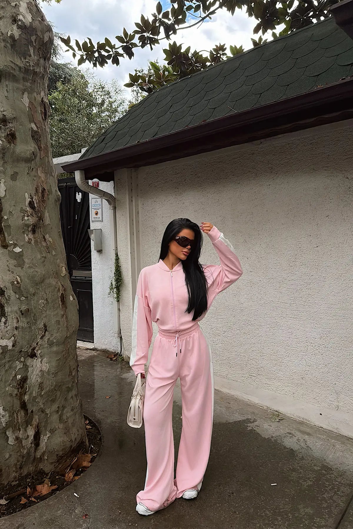 Pembe Fermuar Detay 3 Lü Takım