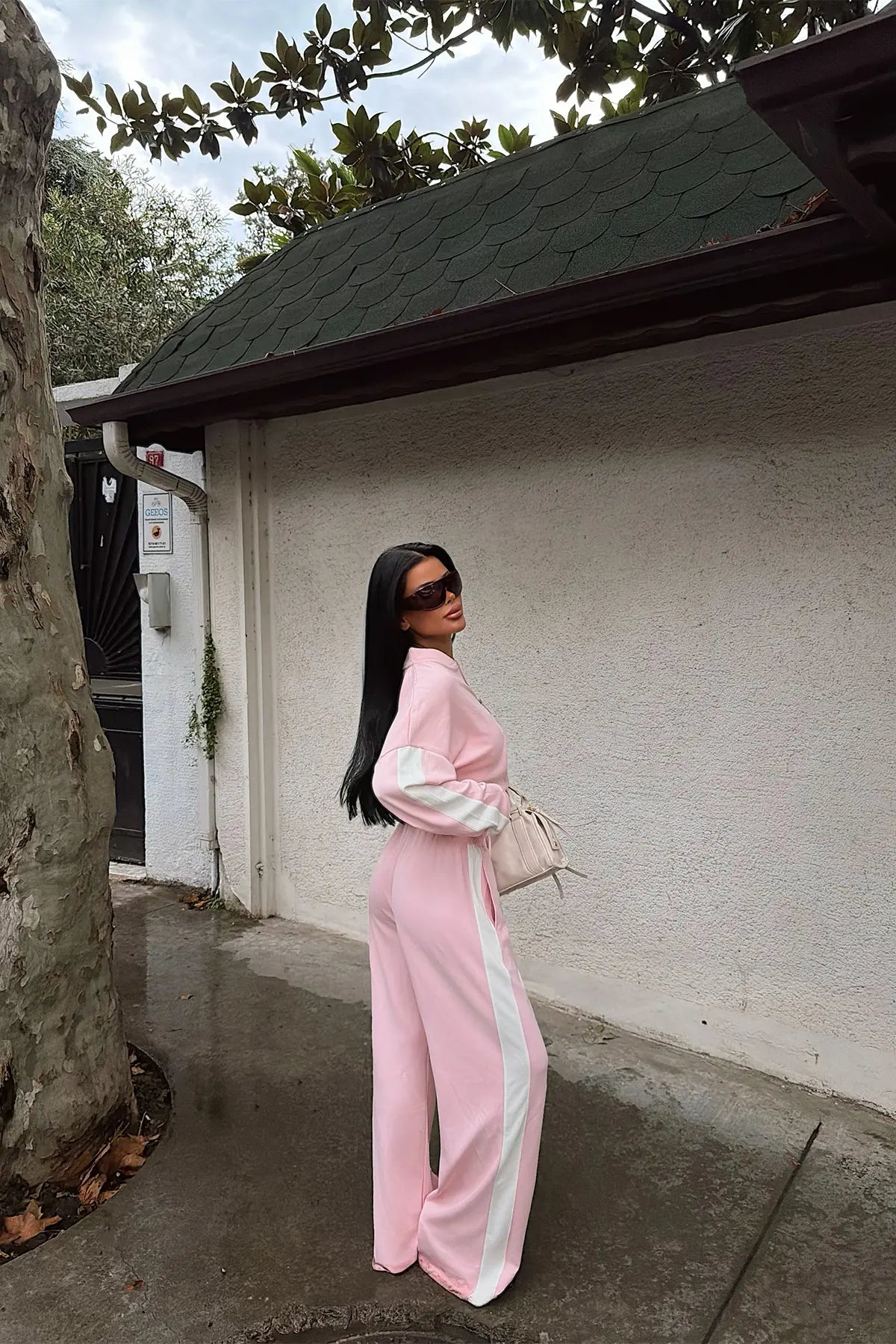 Pembe Fermuar Detay 3 Lü Takım