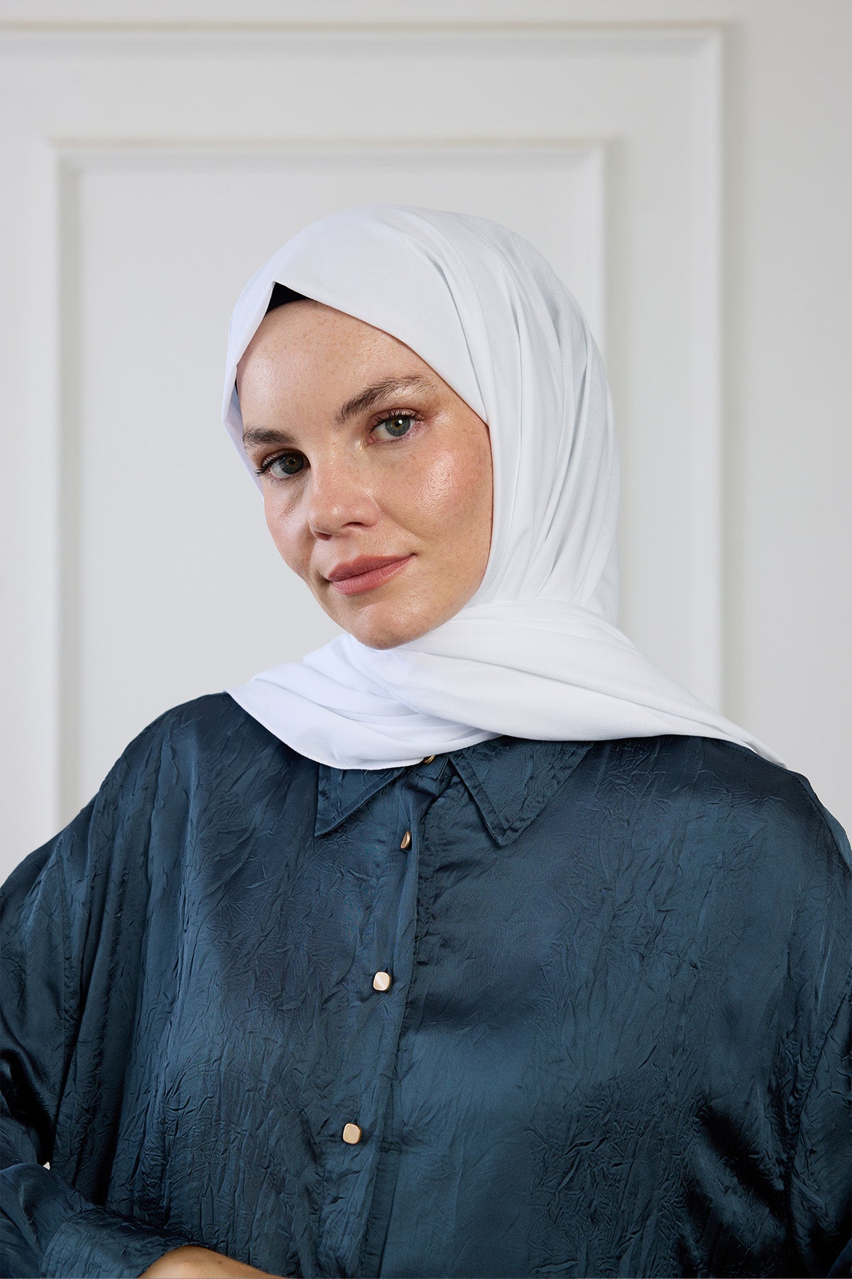 Pure Pamuk Şal - Beyaz