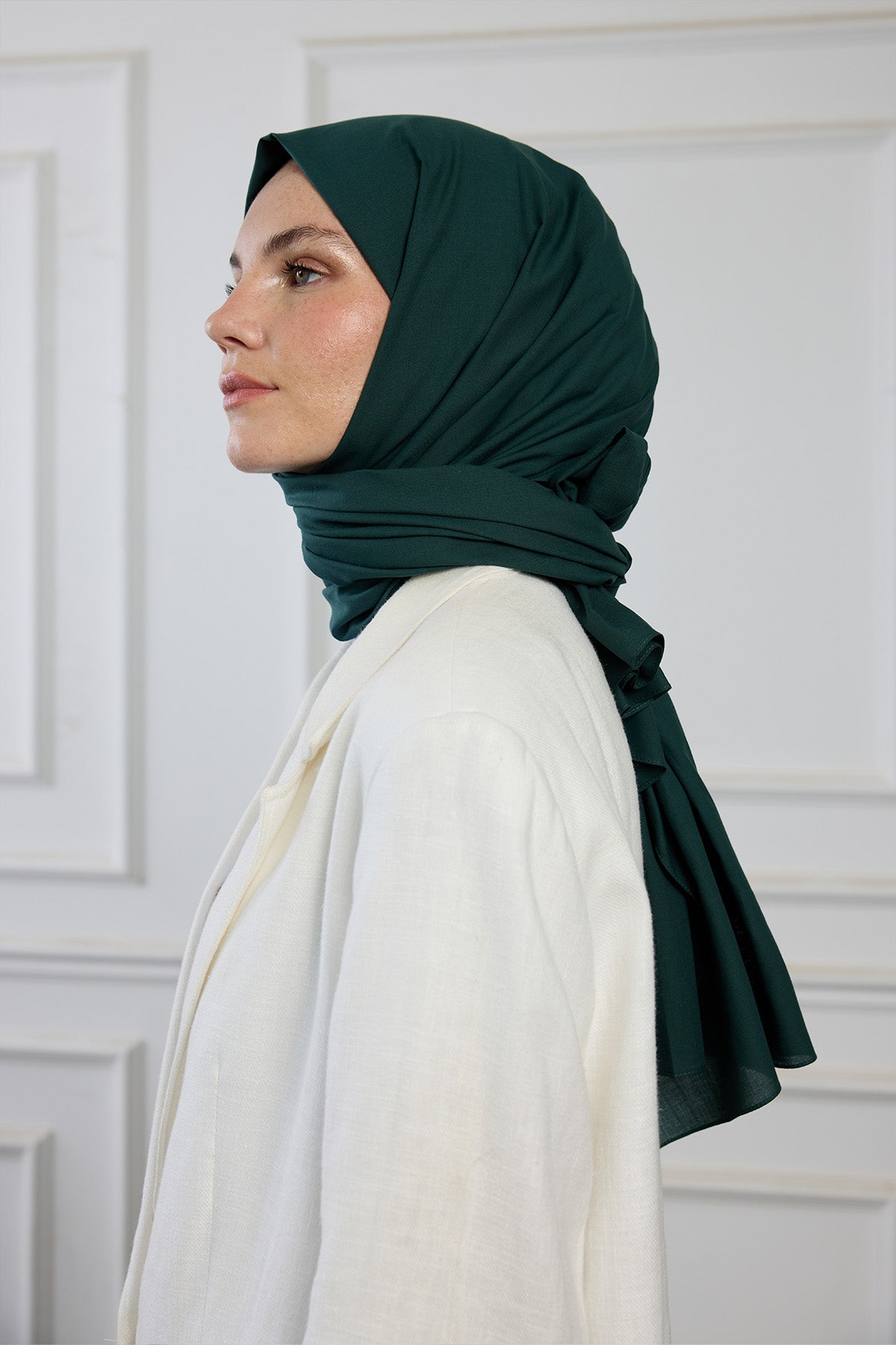 Pure Pamuk Şal - Orman Yeşili