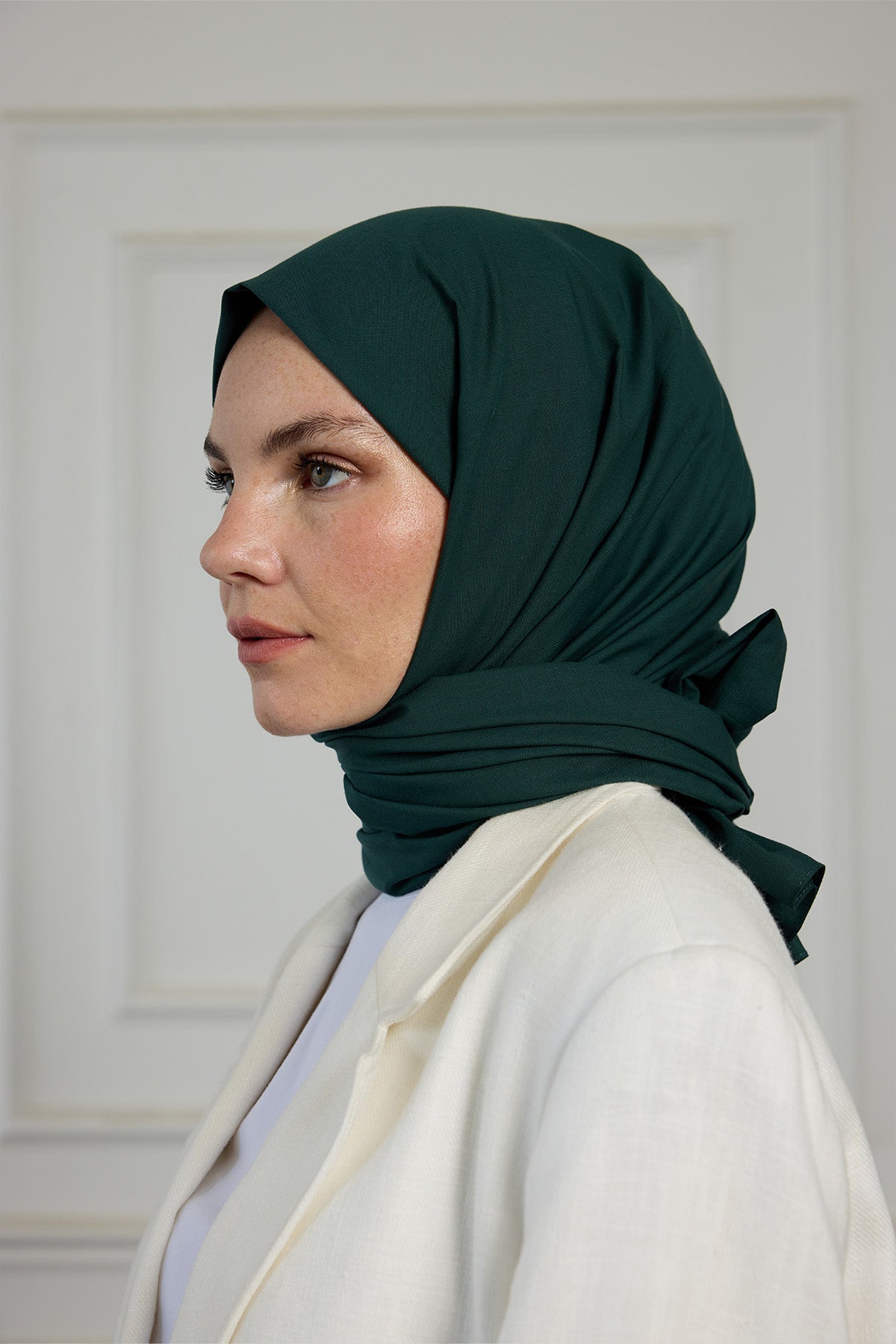 Pure Pamuk Şal - Orman Yeşili