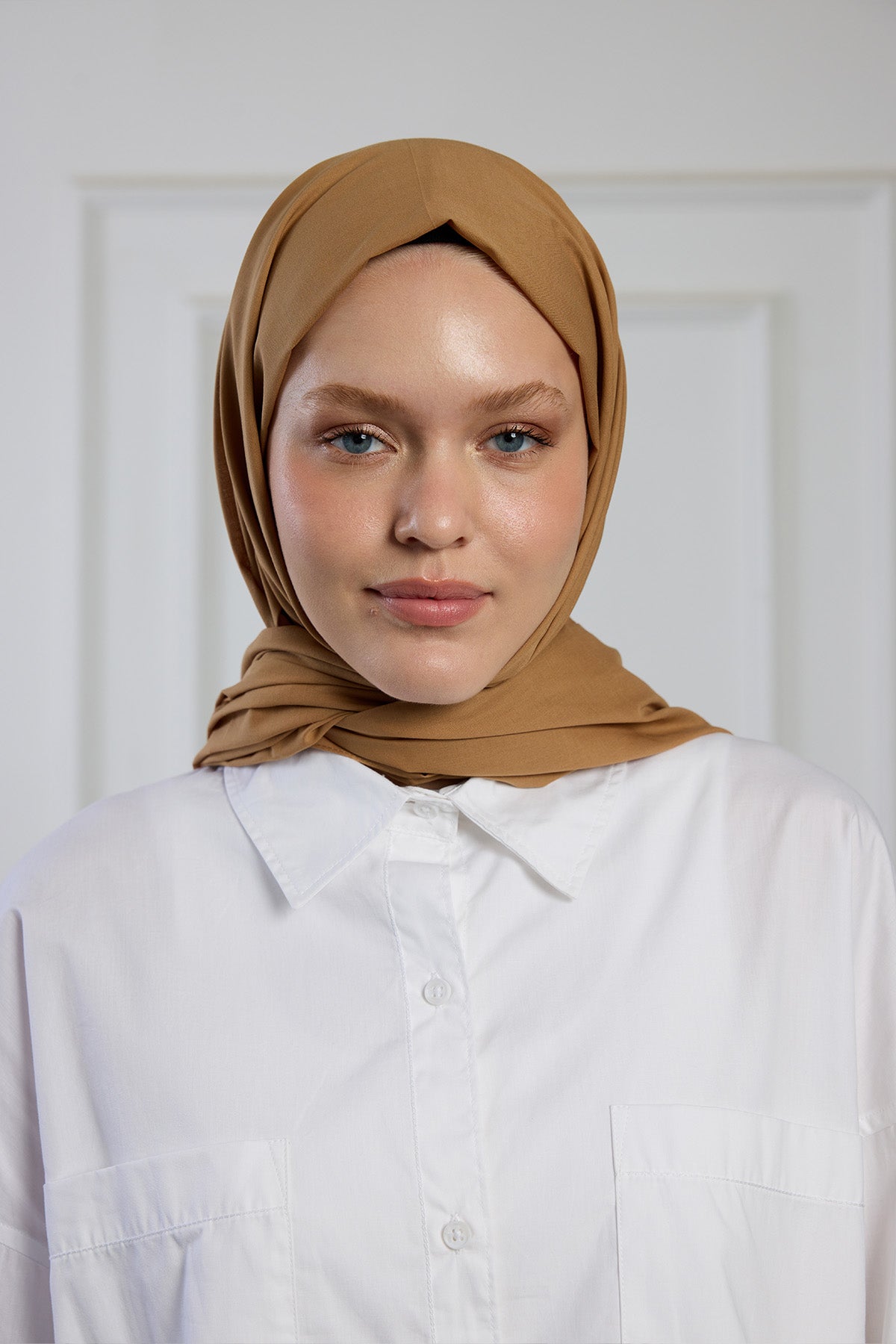 Pure Pamuk Şal - Sütlü Kahve