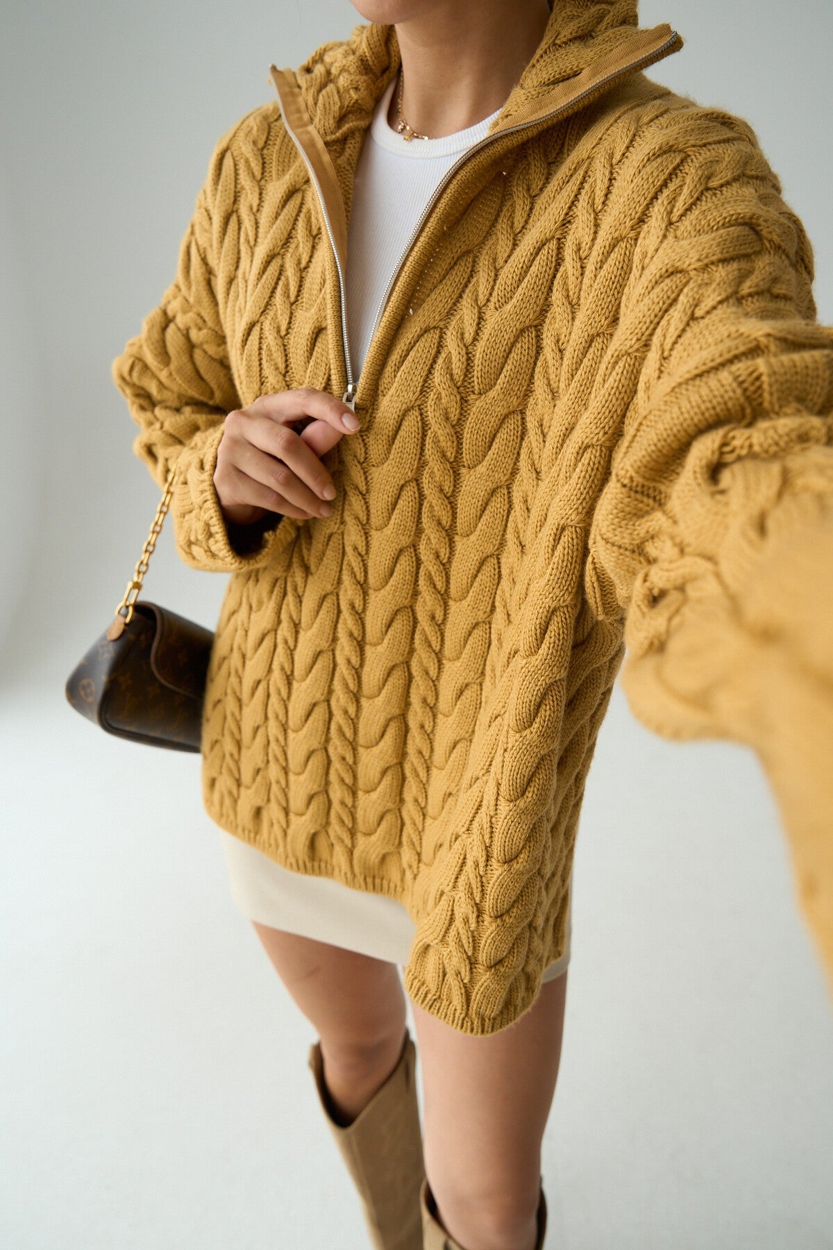 Dore Cable Knit Sweater
