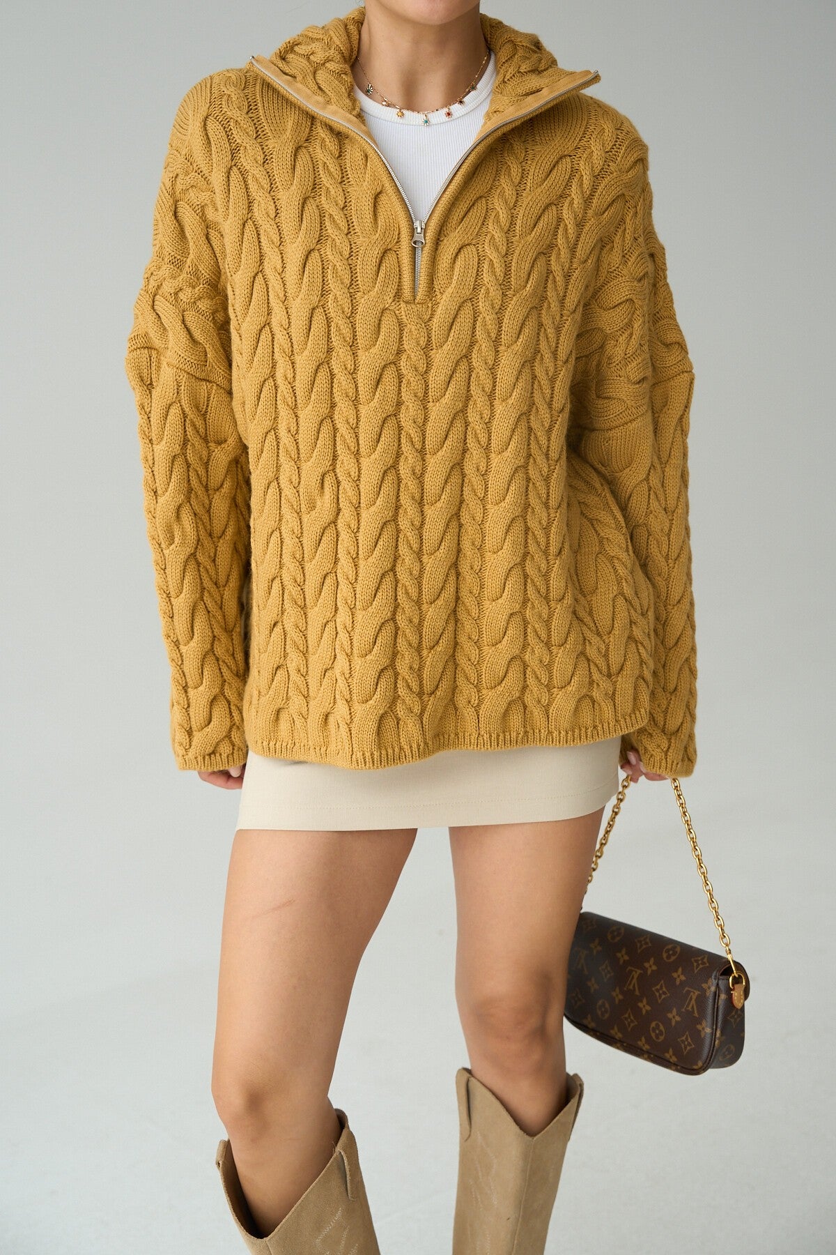 Dore Cable Knit Sweater