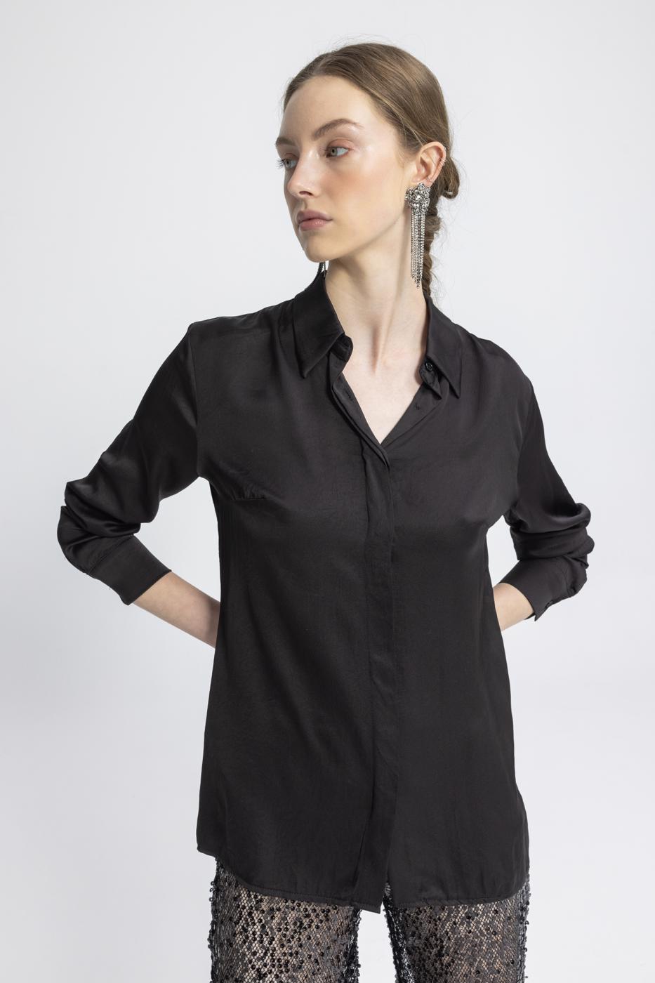 Satin Regular Shirt