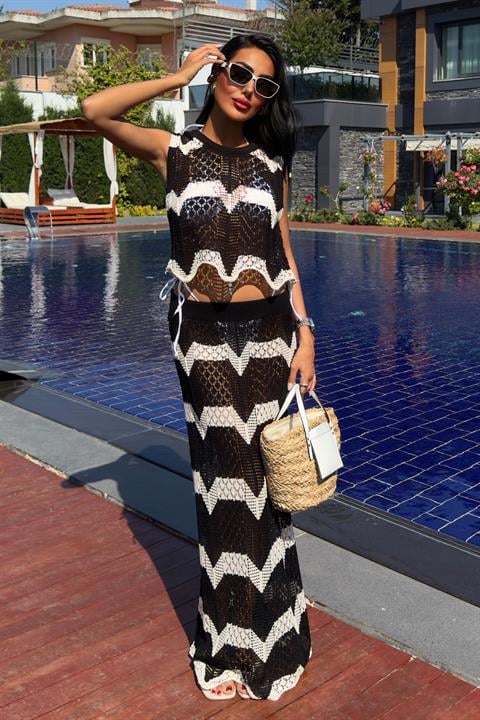 Shayna Ajurlu Crop Takım 9825