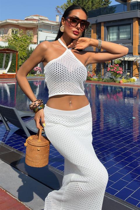 Sidney Kroşe Crop Takım 9843
