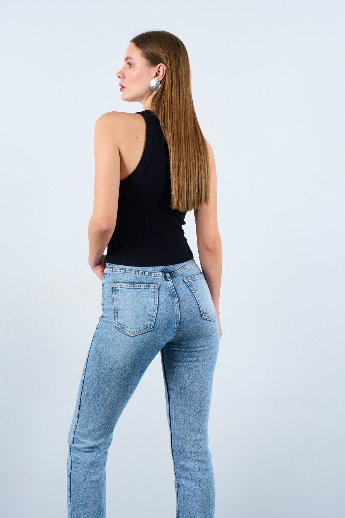 Black Ribbed Camisole