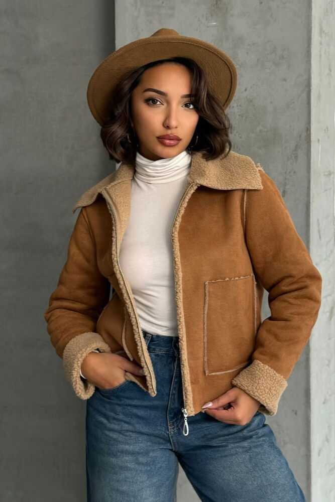 Süet Peluş Toptan Mont