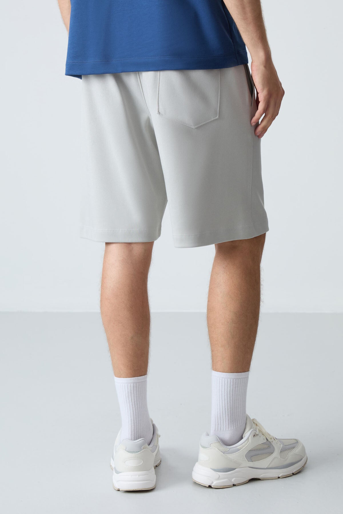 Taş Pamuklu Kalın Yumuşak Dokulu Standart Fit Basic Erkek Şort  - 81275