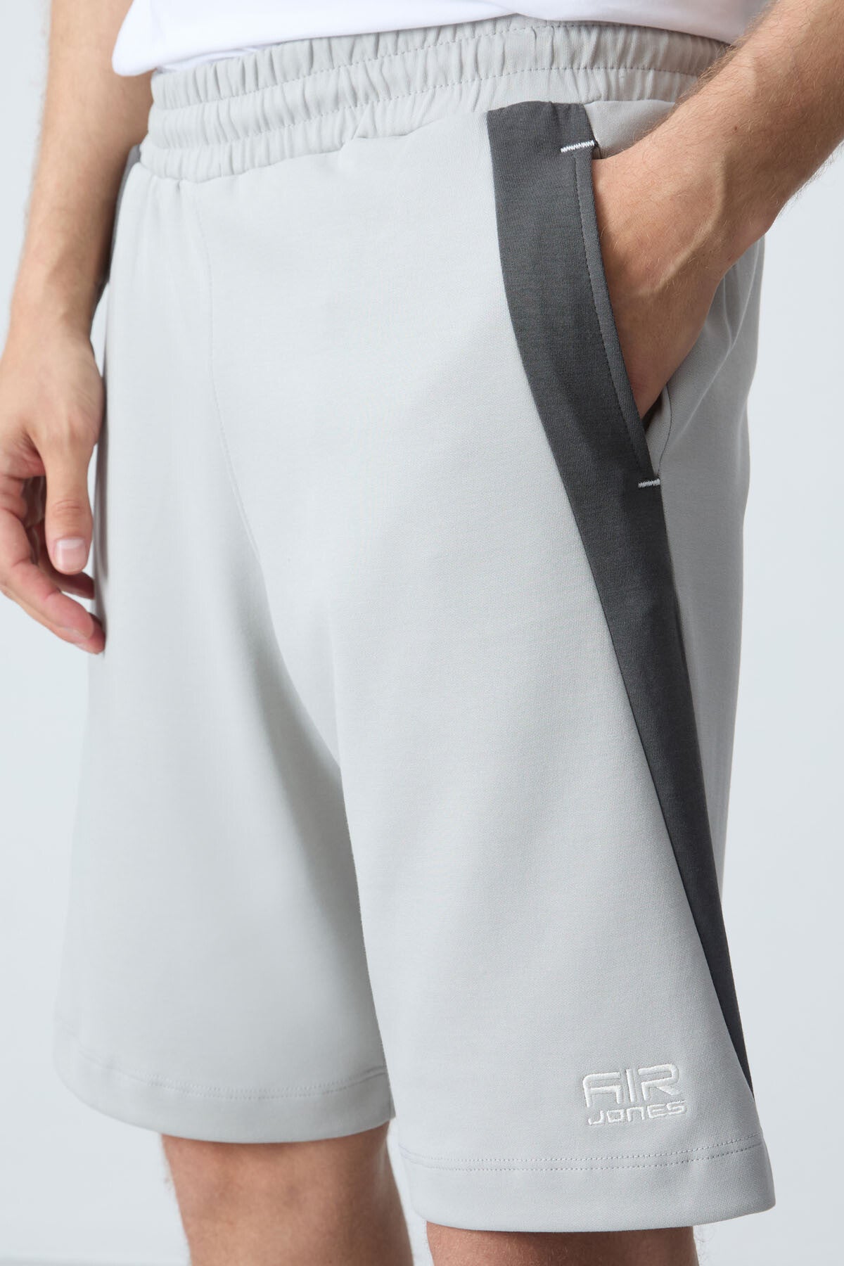 Taş Pamuklu Kalın Yumuşak Dokulu Standart Fit Basic Erkek Şort  - 81280